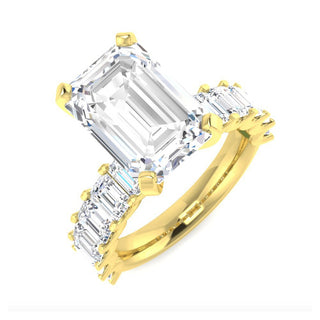 Empress Setting Emerald Ring