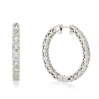 Diamond Illusion Hoops