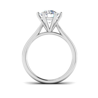 High 6-Claw Solitaire Ring