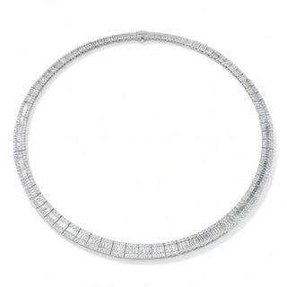 Baguette Tennis Necklace