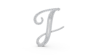 Elegant Baguette Initial