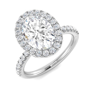 Oval Halo Ring