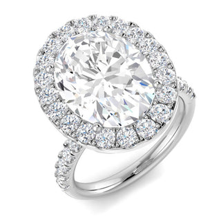 Oval Halo Ring