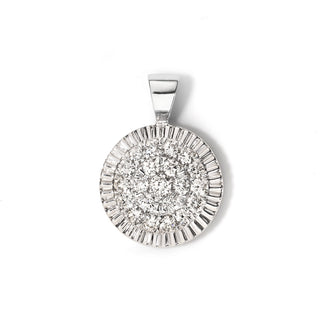 Presidential Pendant White Gold