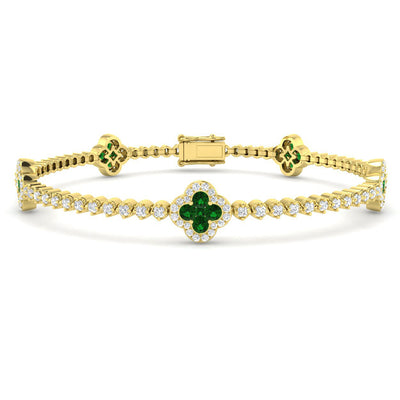 5 Emerald Blossom Bracelet