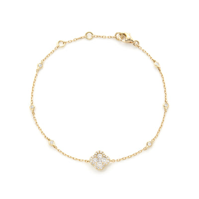 Blossom Single Flower Diamond Bracelet