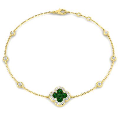 Emerald Blossom Bracelet