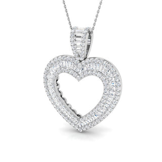 Young Hearts Baguette Pendant