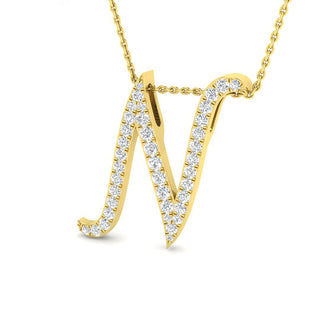 Diamond Italic Initial