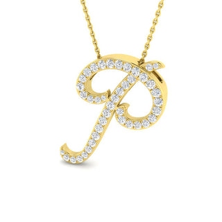 Diamond Italic Initial