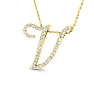 Diamond Italic Initial