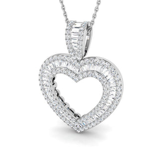 Young Hearts Baguette Pendant