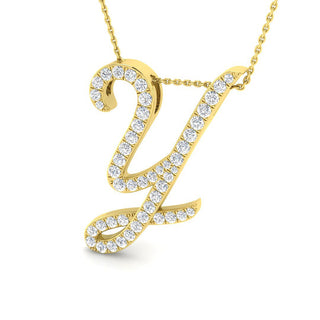 Diamond Italic Initial