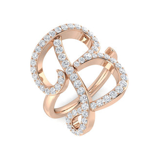 Initial Ring - Rose Gold