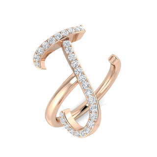 Initial Ring - Rose Gold