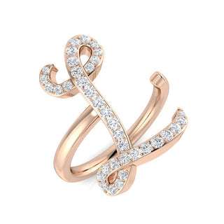 Initial Ring - Rose Gold