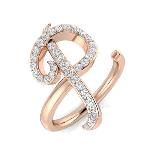 Initial Ring - Rose Gold