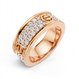 Gold Screw Ring