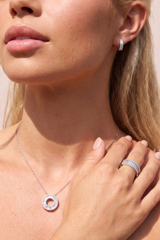Baguette Diamond Matching Set