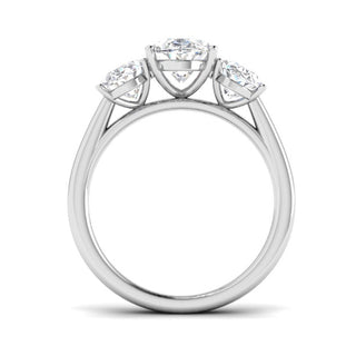 Three Stone Oval Ring