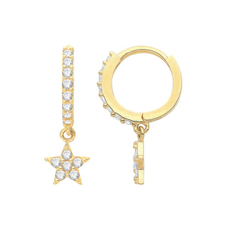 Star Drop Earrings