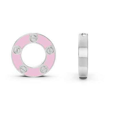 Candy Pink Screw Pendant