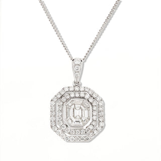 Diamond Halo Pendant