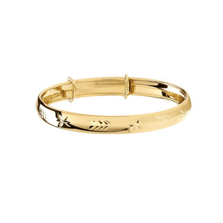 Baby Nova Cut & Carved Expandable Bangle