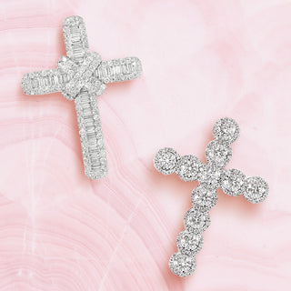 Rankins diamond cross pendants for children