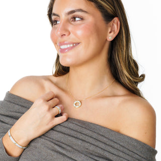 Screw Circle Pendant