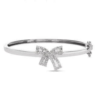 Diamond Bow Bangle - Kids