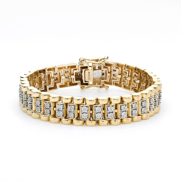 Kids Diamond Presidential Style Bracelet