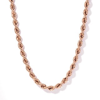 Classic Rope Chain - Rose Gold