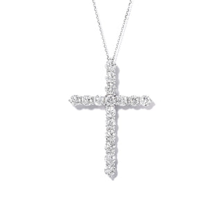 Single Stone Diamond Cross
