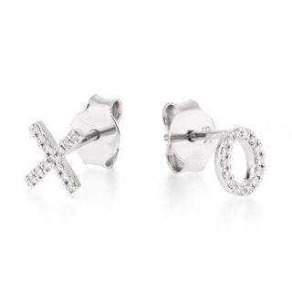 Noughts & Kisses Studs